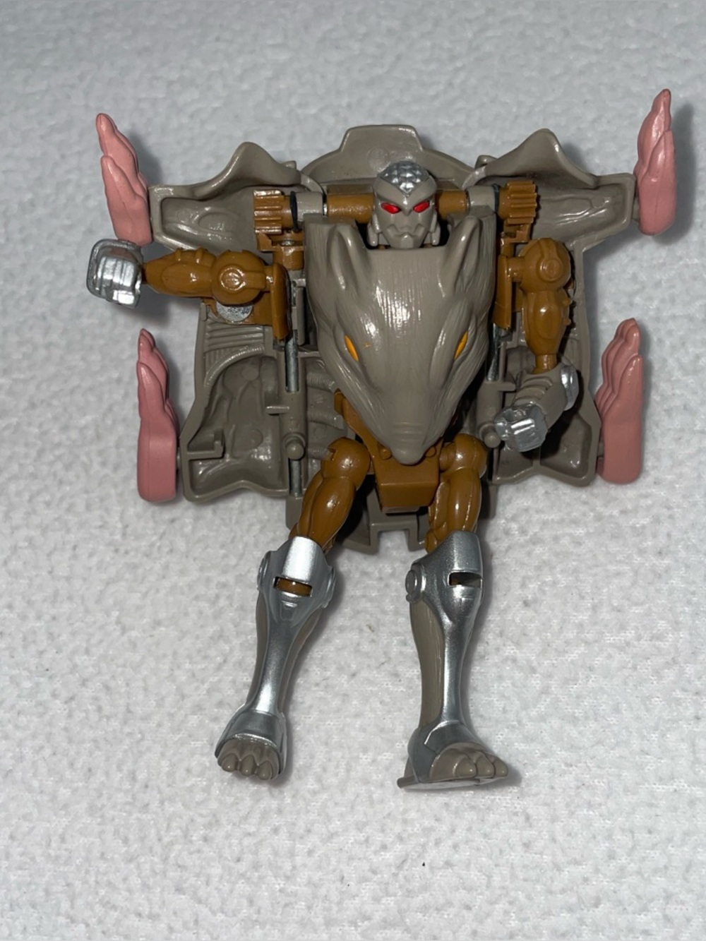 Transformers Beast Wars Rattrap Complete with no gun Vintage Original 1996 Basic